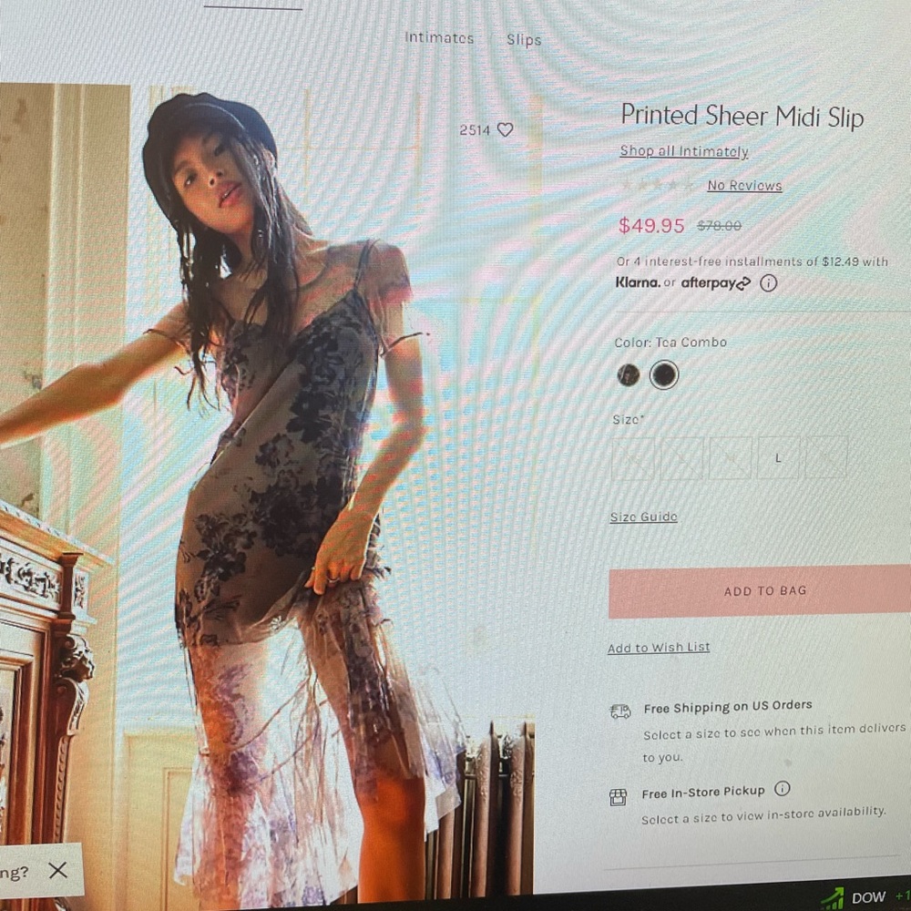 ISO printed sheer midi TEA COMBO